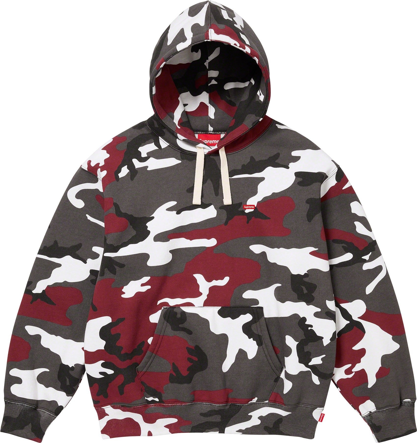Small Box Drawcord Hooded Sweatshirt view 14